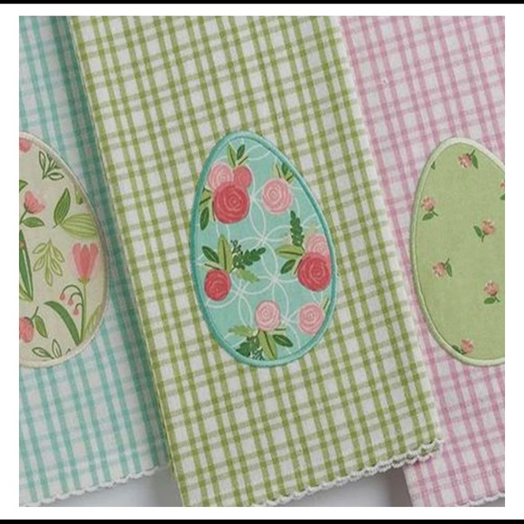 Other - Set of 3 embroidered dishtowels